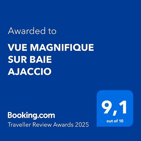 Апартаменты Vue Magnifique Sur Baie Ajaccio Портисьо Экстерьер фото