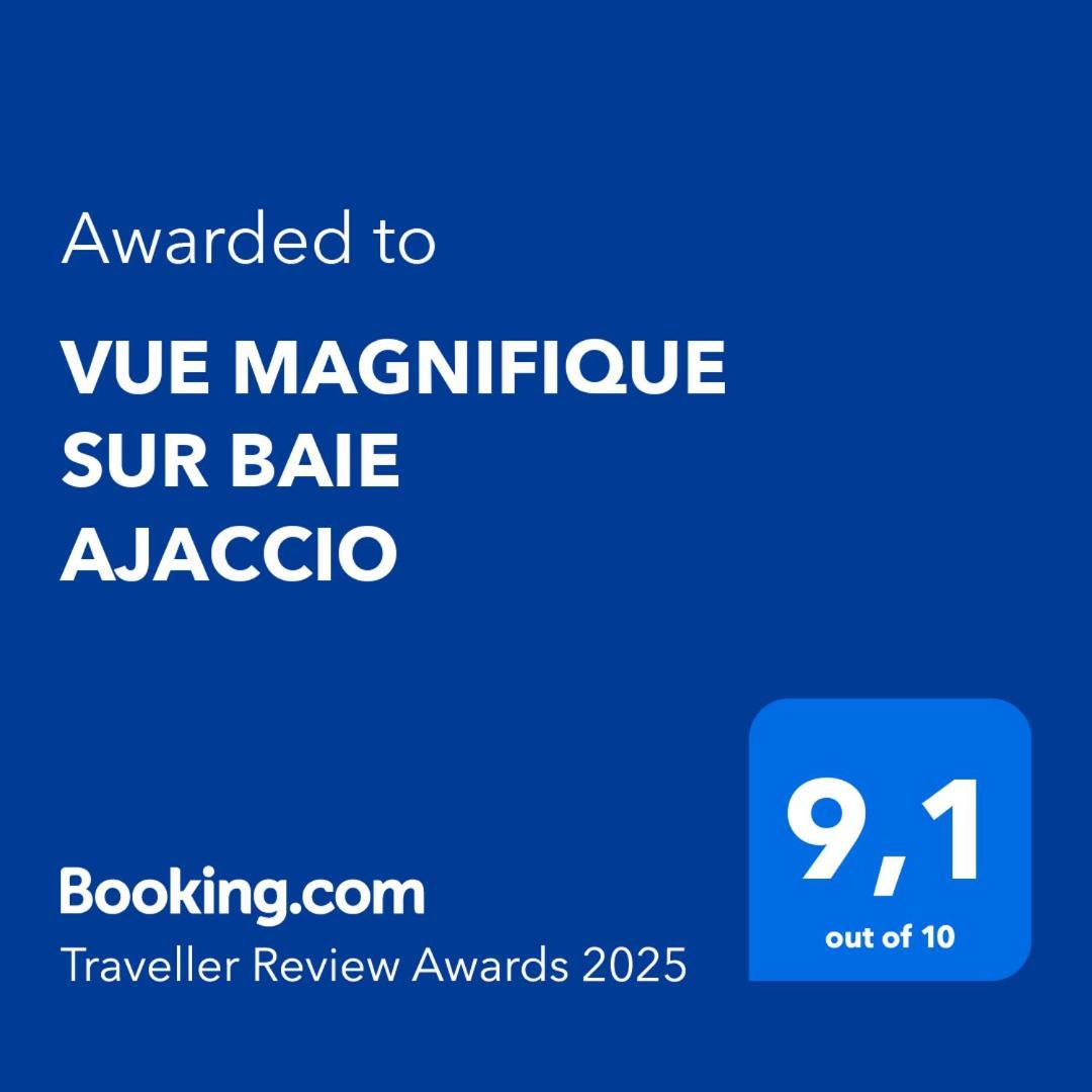 Апартаменты Vue Magnifique Sur Baie Ajaccio Портисьо Экстерьер фото